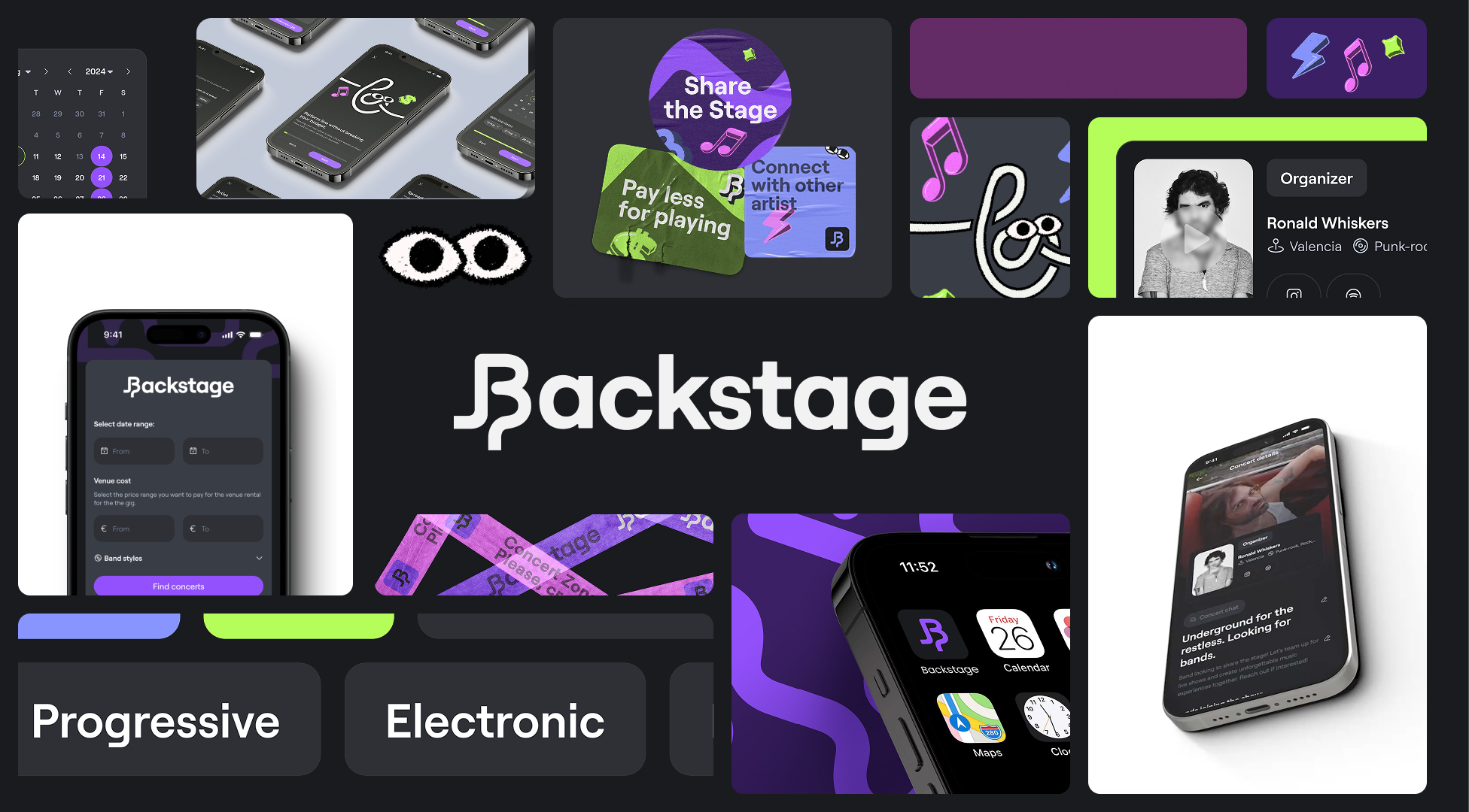 Backstage Project Bento Grid