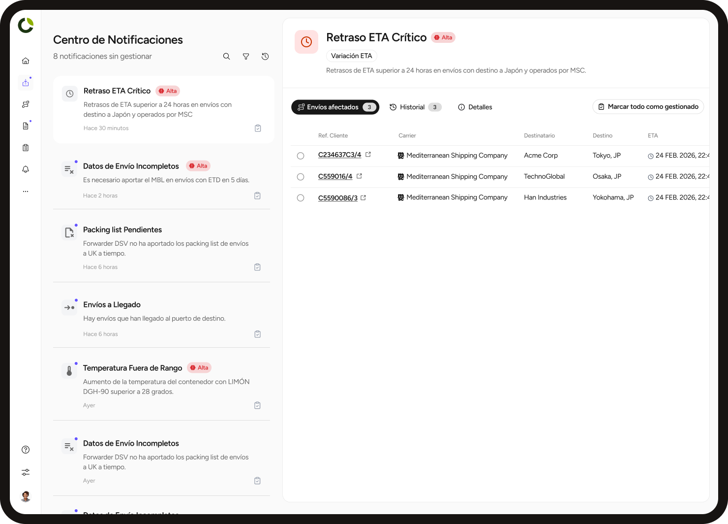 Mojito360 Alerts Module - Signal and response flows